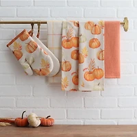 Harman Combo 'Pumpkin Patch' Cotton Kitchen Towel - Set of 3