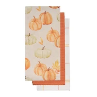 Harman Combo 'Pumpkin Patch' Cotton Kitchen Towel - Set of 3