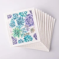 Harman 'Succulent Garden' Reusable Sponge Cloth - Set of 10
