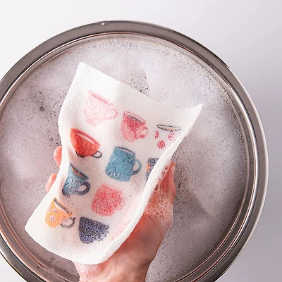 Harman 'Tea Cups' Reusable Sponge Cloth - Set of 10