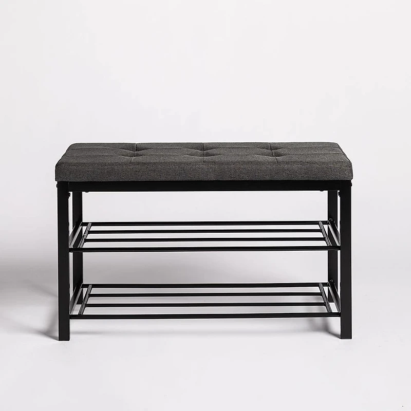 ITY Fabric Bench with Storage (Grey)