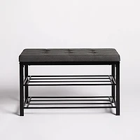 ITY Fabric Bench with Storage (Grey)