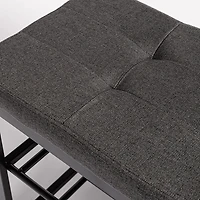 ITY Fabric Bench with Storage (Grey)