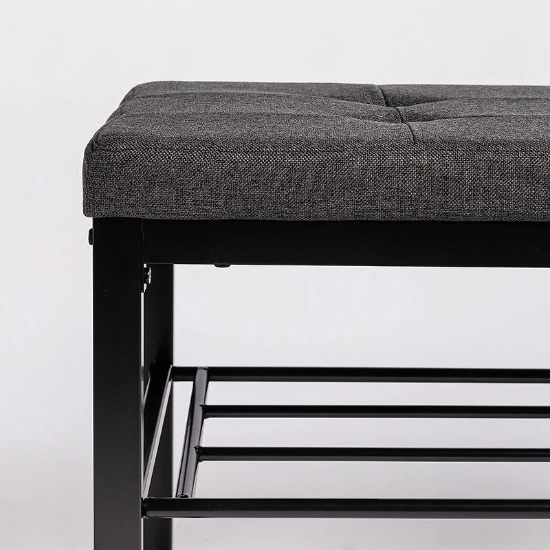 ITY Fabric Bench with Storage (Grey)