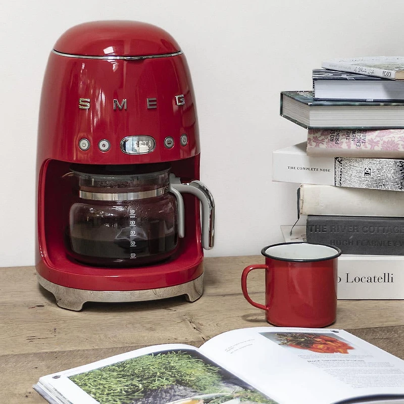 Smeg 50's Style Drip Coffee Maker (Red)