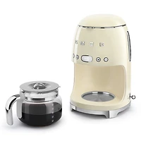 Smeg 50's Style Drip Coffee Maker (Cream)