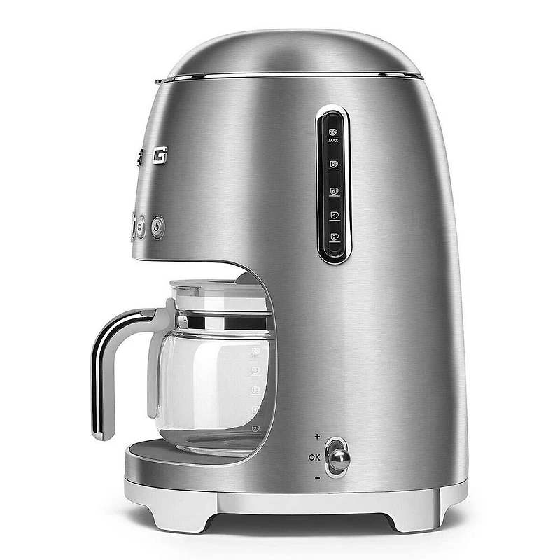 Smeg 50's Style Drip Coffee Maker (Stainless Steel)