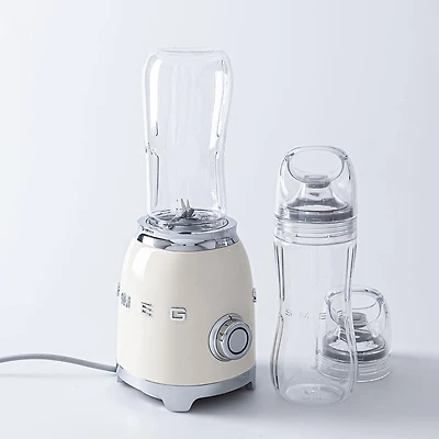 Smeg 50's Style 'w/ Extra Bottle' Personal Blender (Cream)