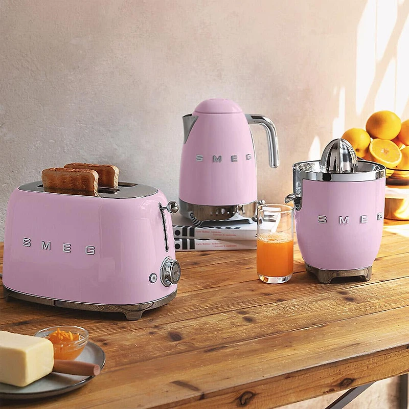 Smeg 50's Style 2-Slice Toaster (Pink)