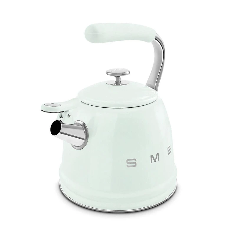 Smeg 50's Style Whistling Stove Top Kettle (Pastel Green)