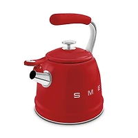 Smeg 50's Style Whistling Stove Top Kettle (Red)