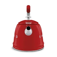 Smeg 50's Style Whistling Stove Top Kettle (Red)