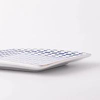 KSP Retro Chic 'Lattice' Porcelain Tray (Blue)