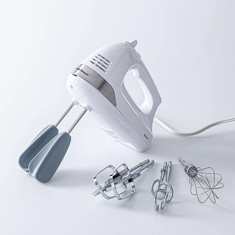Hamilton Beach Compact 'W/ Attachments' Hand Mixer - Set of 7 (White)