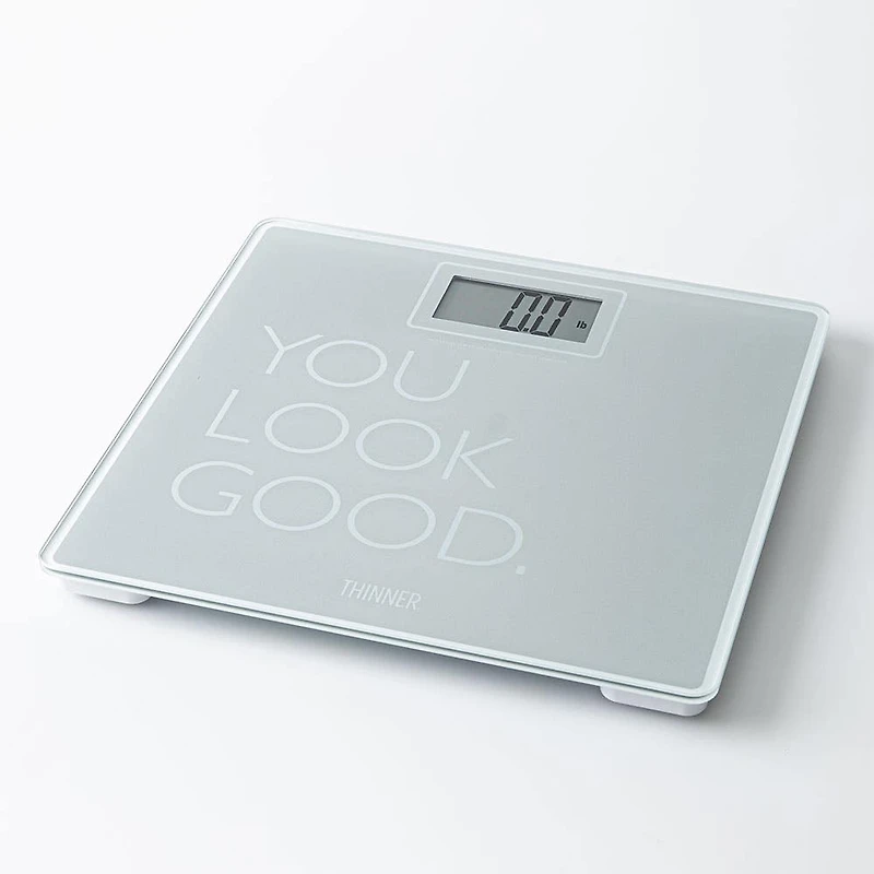 Conair Thinner 'You Look Good' Glass Body Scale (Metallic Silver)