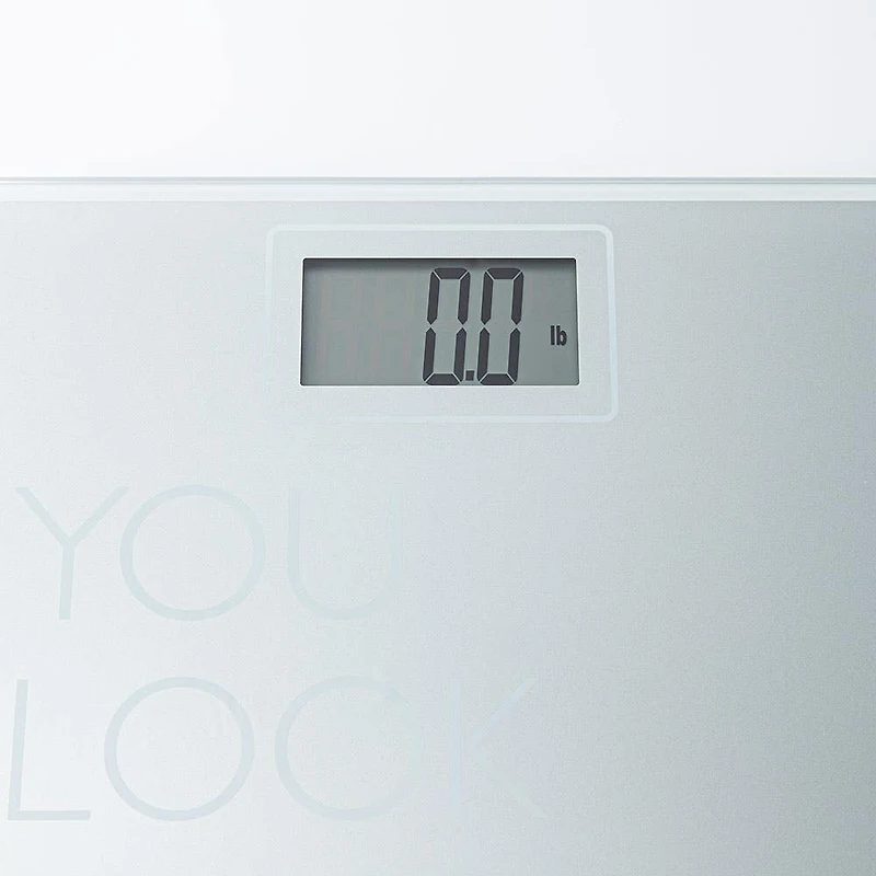 Conair Thinner 'You Look Good' Glass Body Scale (Metallic Silver)