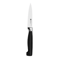 Zwilling 4-Star Block Combo with Bonus Sharpener - Set of 6 (Charcoal)
