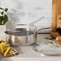 Henckels Aragon Saute Pan with Fry Basket 11" (Stainless Steel)