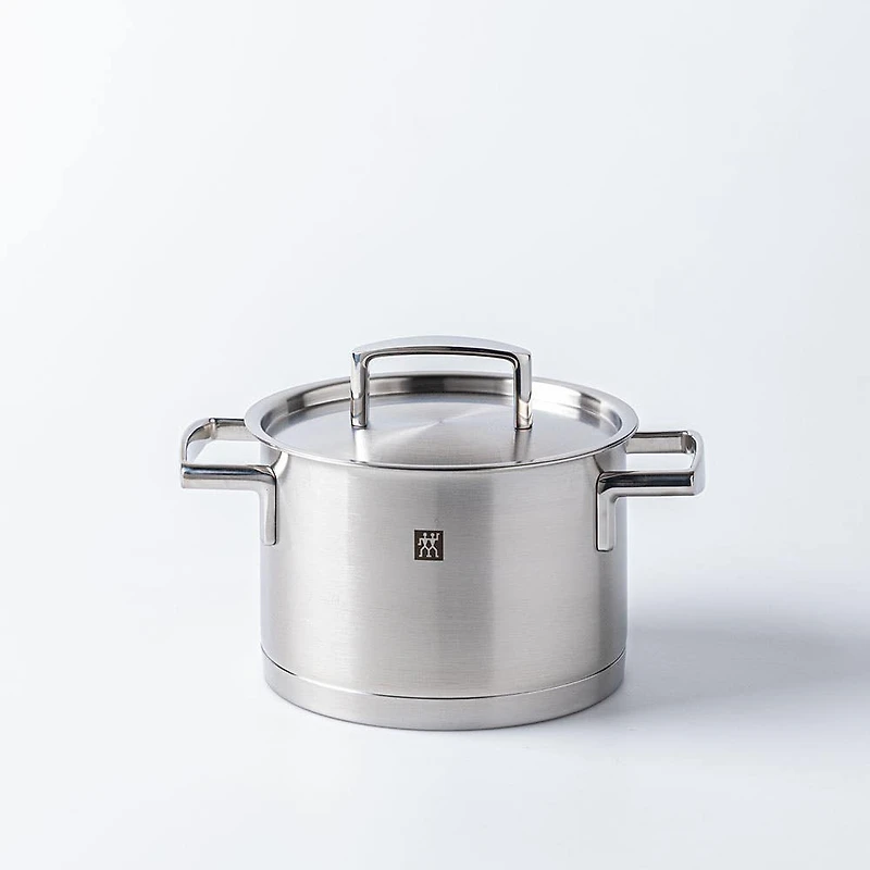 Zwilling Passion Cookware Set of 10 with Bonus Cutlery (Brushed St/St)