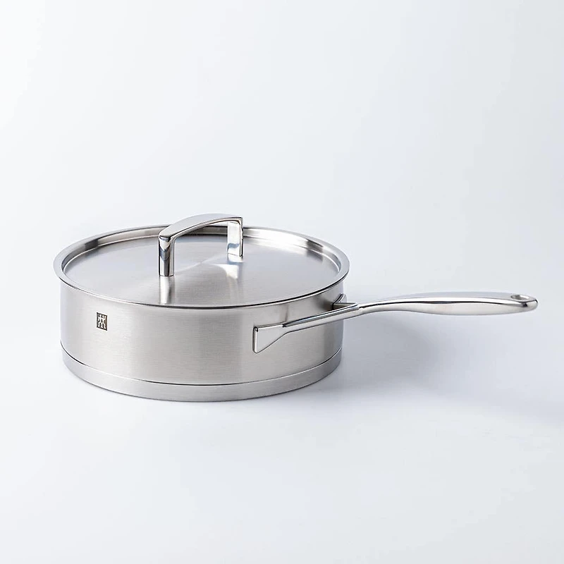 Zwilling Passion Cookware Set of 10 with Bonus Cutlery (Brushed St/St)