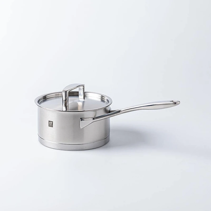 Zwilling Passion Cookware Set of 10 with Bonus Cutlery (Brushed St/St)