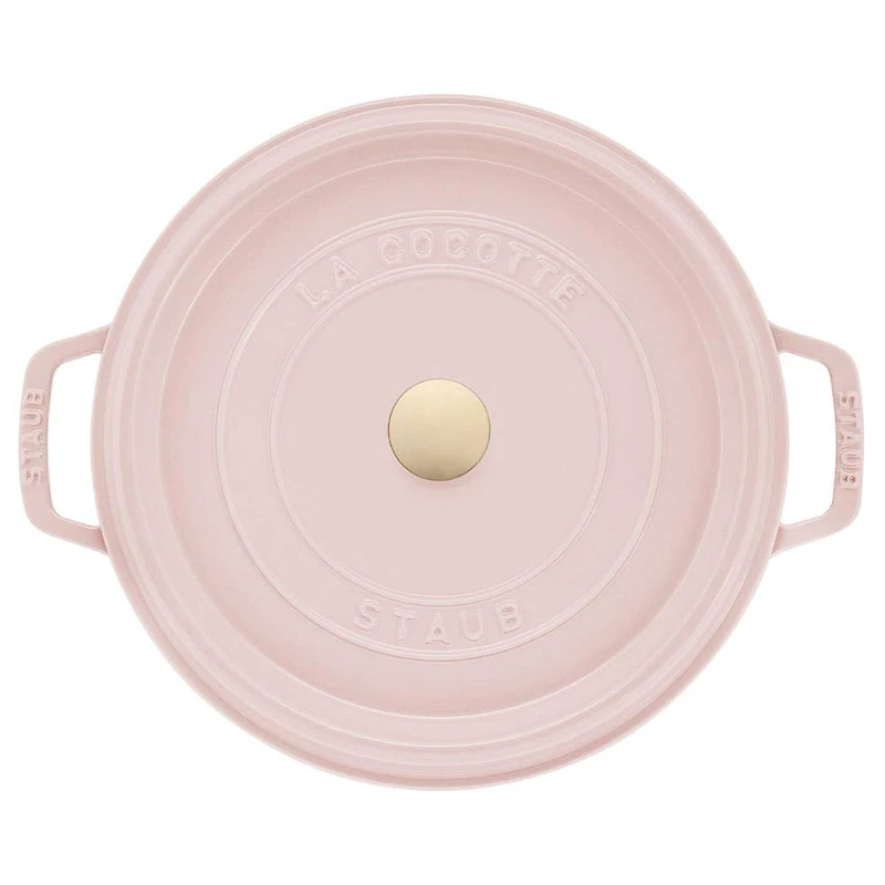 Staub France Cast Iron Round Cocotte 10" (Sorbet Rose)