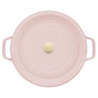 Staub France Cast Iron Round Cocotte 10" (Sorbet Rose)