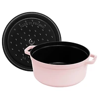 Staub France Cast Iron Round Cocotte 10" (Sorbet Rose)