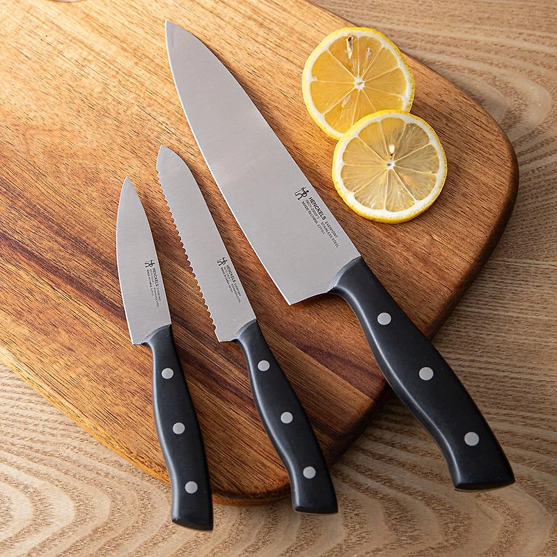 Henckels Everpoint Chef Knife Combo - Set of 3 (Black)