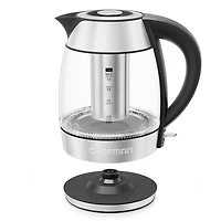 Chefman Keep Warm Glass Kettle with Infuser