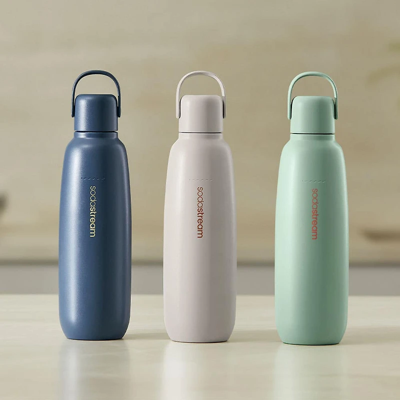 Sodastream Fizz & Go Double Wall Soda Bottle (Sand)