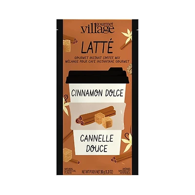 Gourmet Du Village Single Serve 'Connamon Dolce Latte' Instant Coffee