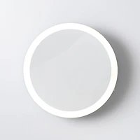 Brookstone LED Mirror with Wireless Speaker (White)