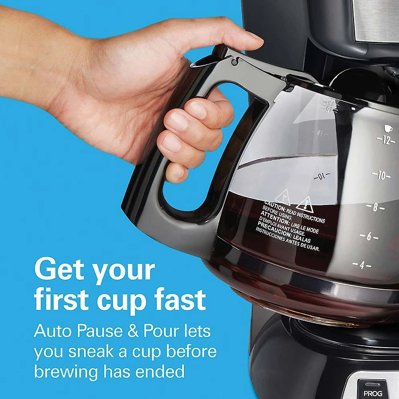 Hamilton Beach Programmable Coffee Maker (12 Cup)