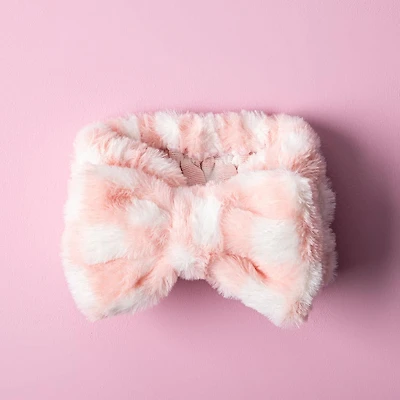 The Vintage Cosmetic Company Cecily 'Checkered' Makeup Plush Headband