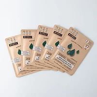 Naturally Biodegrable 100% Bamboo Hydrating Face Sheet Mask - Set of 5