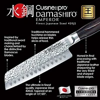 The Custom Chef Cuisine::pro Damashiro Emperor 6" Chef Knife