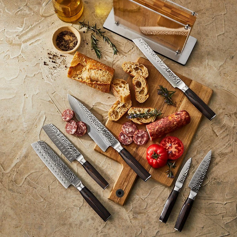 The Custom Chef Cuisine::pro Damashiro 'Shi' Knife Block - 7pc