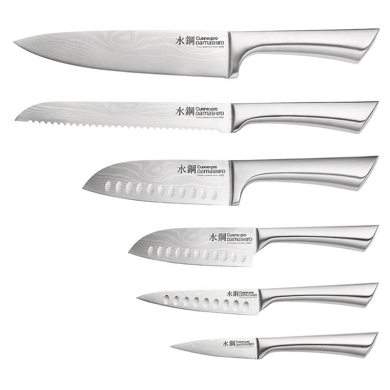 The Custom Chef Cuisine::pro Damashiro 'Kinzoku' Knife Block - 7pc