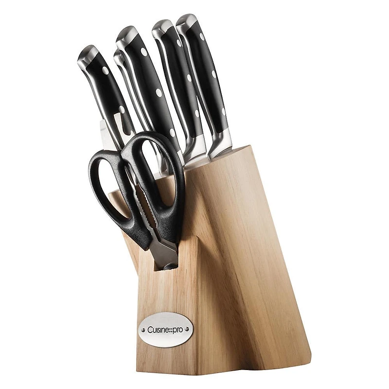 The Custom Chef Cuisine::pro Artisan 'Licht' Knife Block - 7pc