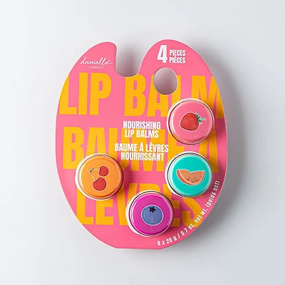 Danielle Creations Nourishing Lip Balm - Set of 4
