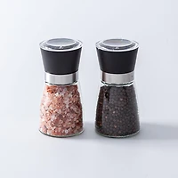 Kamenstein Easy Clean Glass Salt and  Pepper Mill - Set of 2