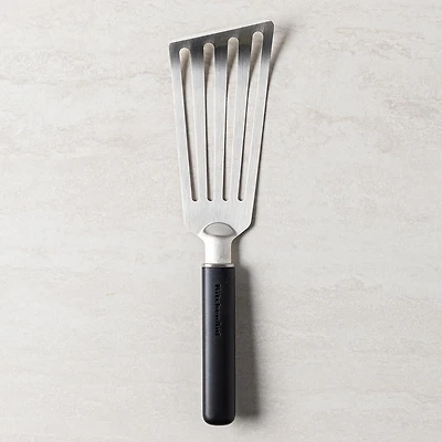 KitchenAid Classic Nylon Short Slotted Turner (Black/Stainless Steel)
