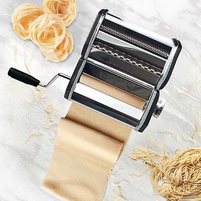 Danesco Italiano Manual Pasta Machine (Black/Chrome)