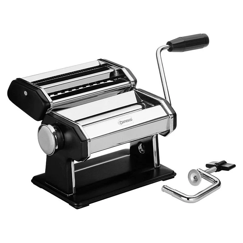 Danesco Italiano Manual Pasta Machine (Black/Chrome)