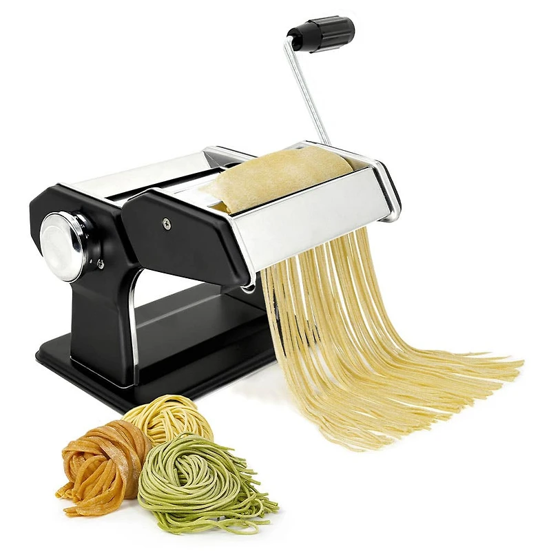 Danesco Italiano Manual Pasta Machine (Black/Chrome)