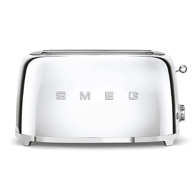 Smeg 50's Style 4-Slice Long Slot Toaster (Stainless Steel)