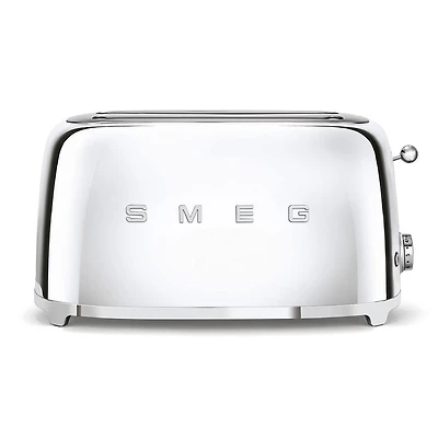 Smeg 50's Style 4-Slice Long Slot Toaster (Stainless Steel)