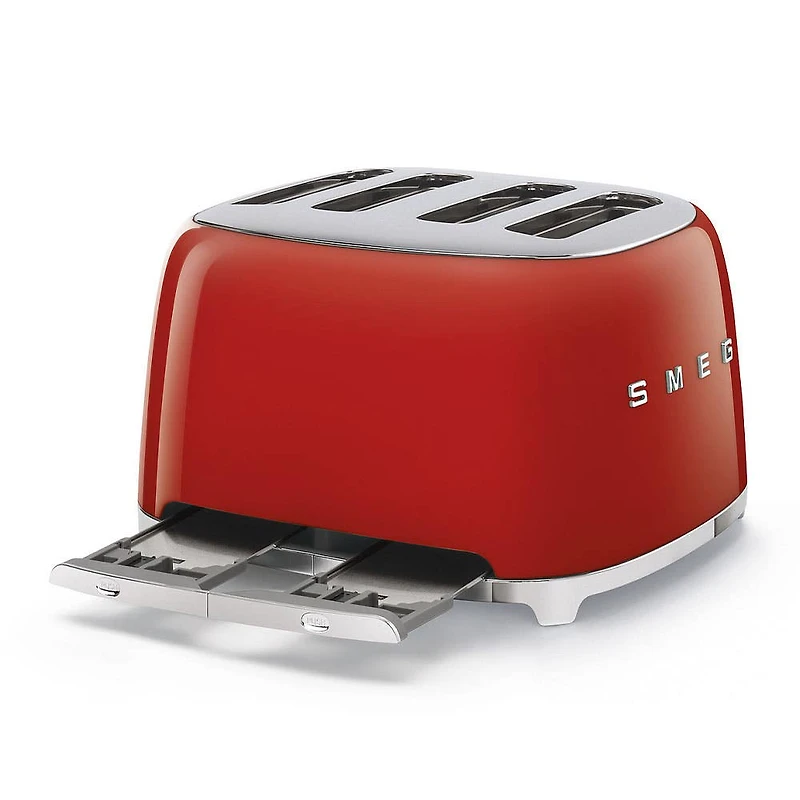 Smeg 50's Style 4-Slice Toaster (Red)