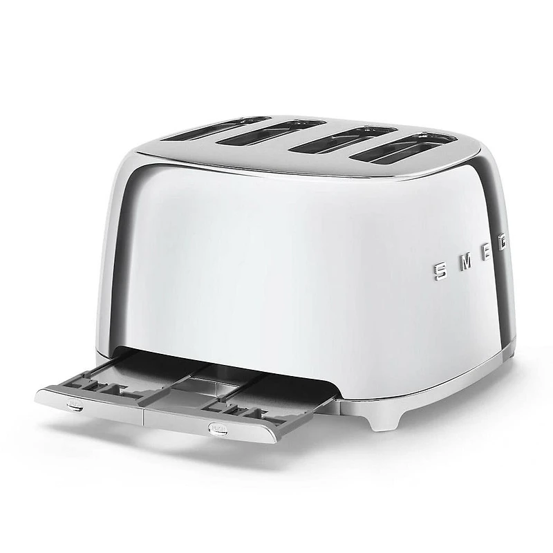 Smeg 50's Style 4-Slice Toaster (Stainless Steel)